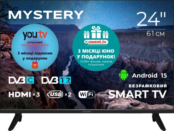 Mystery MTV-2450HST2 Smart TV