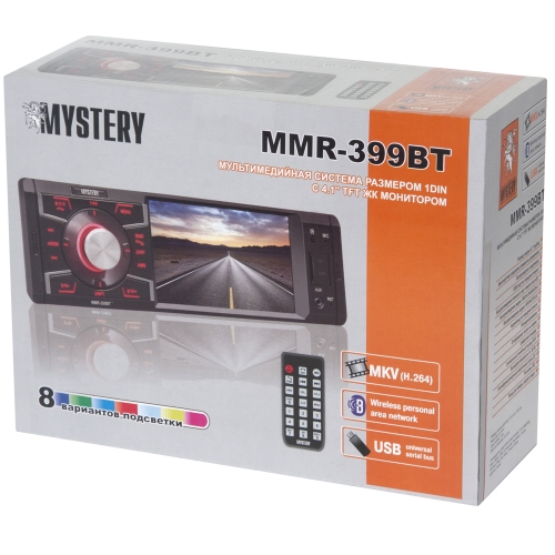 Автомобильный ресивер Mystery MMR-399BT